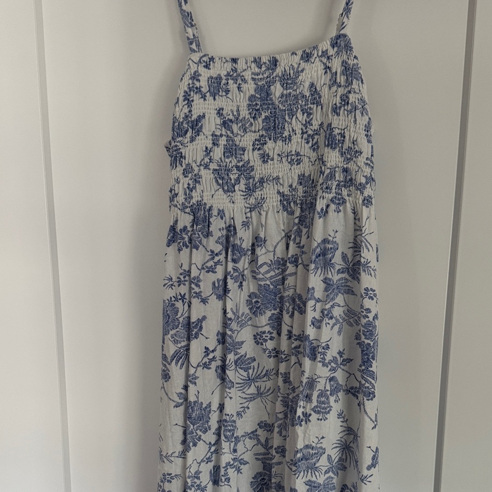 Universal Thread Blue Goods Co and White Floral Mini Dress